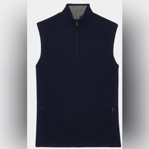 G/FORE MEN MERINO WOOL TECH LINED SLIM FIT DUNES VEST